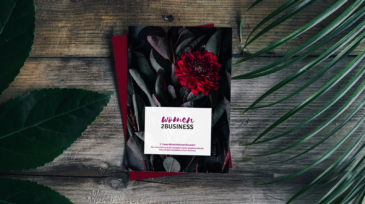 Postkarte für Women2business der IHK Düsseldorf