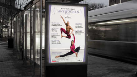 Saisonplakat für die Tanzwochen Neuss 2018/2019