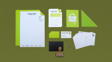 Geschäftsausstattung für den Buchladen "Die gute Seite"