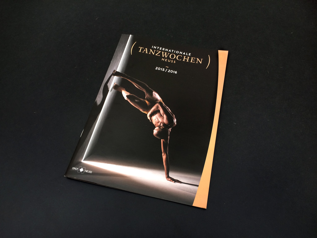 Programmheft für die Tanzwochen Neuss 2015/2016