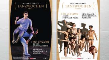 Einzelplakate für die Tanzwochen Neuss 2015/2016
