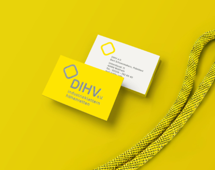 DIHV Visitenkarten Design Gestaltung