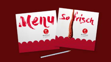 ManThei sushi – Design-Präsentation einer Speisekarte