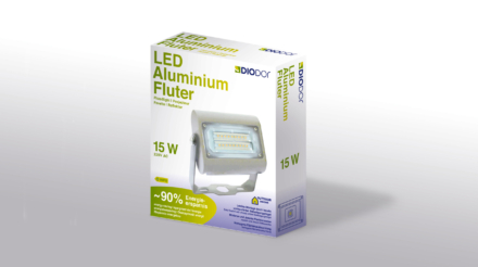 Packaging-Design für LED-Fluter von Diodor