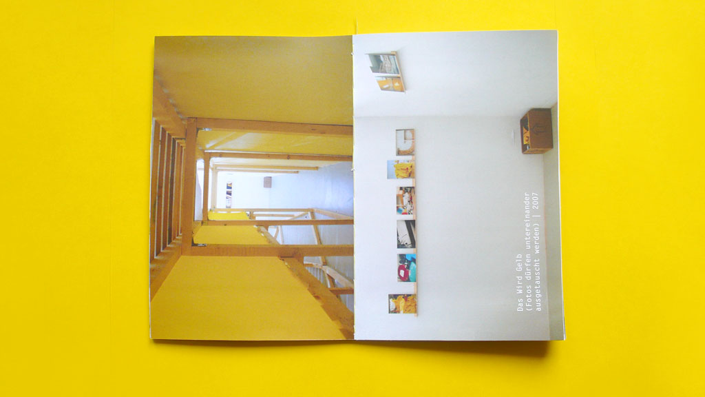 Gelb Ausstellungskatalog Katrin Herzner