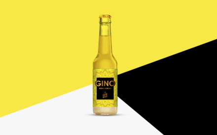 Etiketten-Design für Gino, ein neues Wein-Mischgetränk