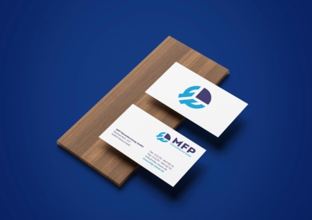 Visitenkarte für MFP Steuerberatung – von Studio Robin Frank